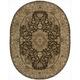 preview thumbnail 62 of 60, Nourison Hand-tufted Traditional Persian Wool Silk Area Rug 7'6" x 9'6" - Chocolate - Oval/Runner
