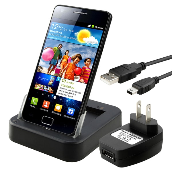 BasAcc Multi-function Cradle for Samsung© Galaxy S 2 i9100