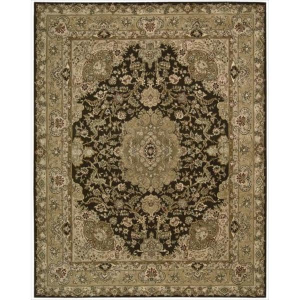 Nourison Hand-tufted Traditional Persian Wool Silk Area Rug