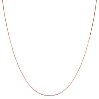 Fremada 14k Rose Gold 16 - 20-inch Box Chain