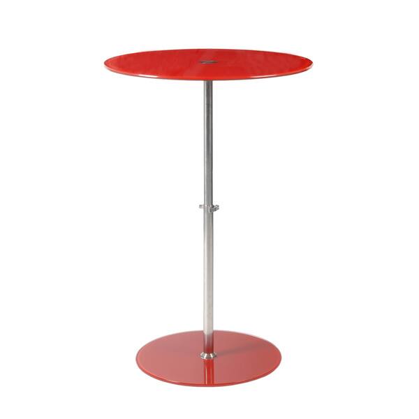 Shop Raina Red Side Table Overstock 7260873