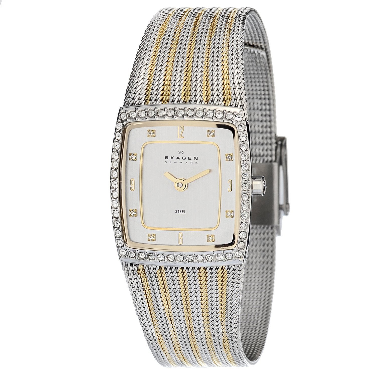 Kenneth Cole Womens Slim Two tone Steel Quartz Watch