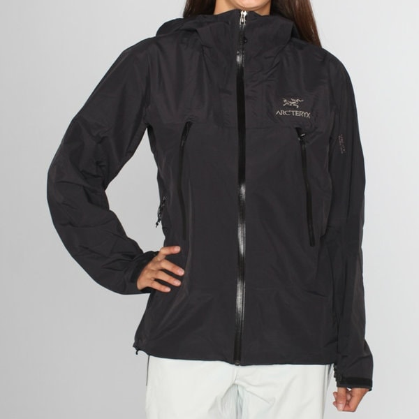 Shop Arc'teryx Women's 'Alpha SL' Black Ski Jacket - Free ...