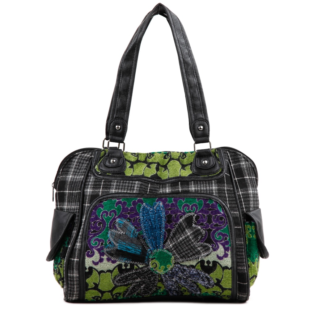 Nikky Aberdine Patchwork Satchel