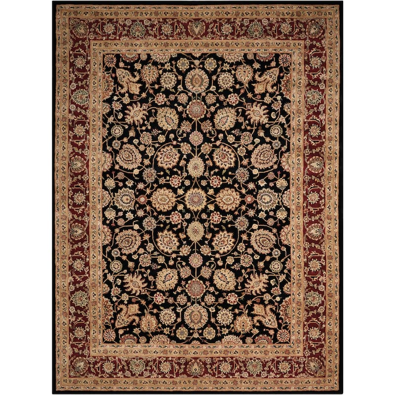 Nourison Hand-tufted Area Rug - 8'6" x 11'6" - Black - Runner/Rectangle