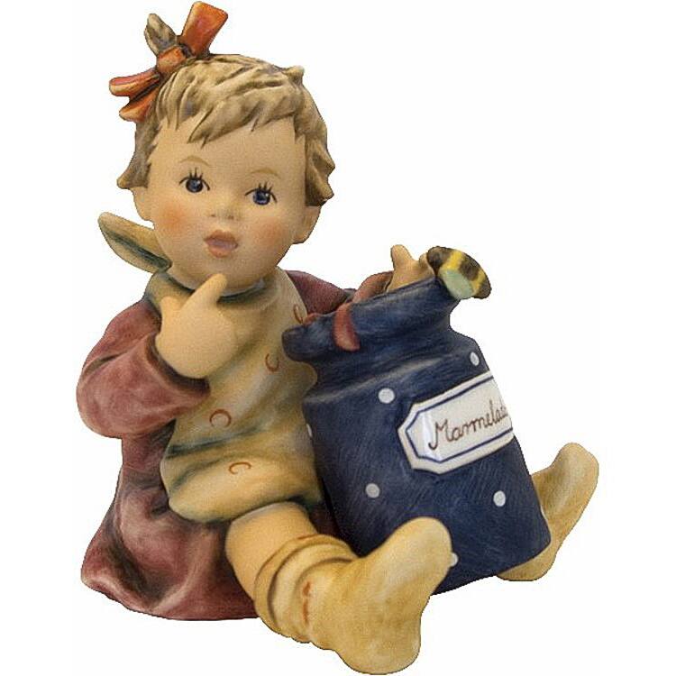 M I Hummel 'Marmalade Lover' Porcelain Blue Jug