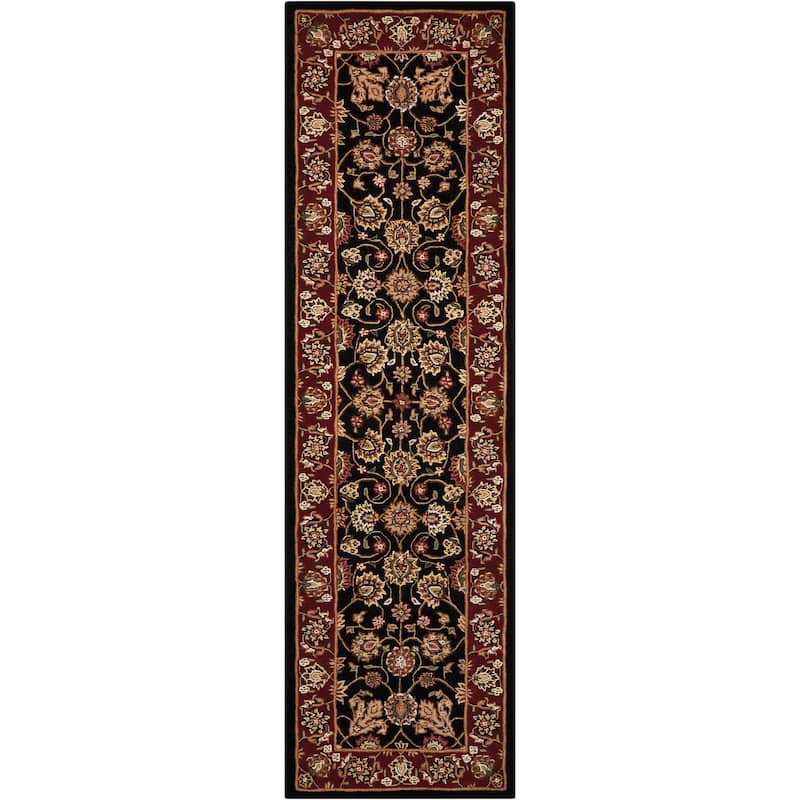 Nourison Hand-tufted Area Rug - 2'6" x 12' Runner - Black - Runner/Rectangle