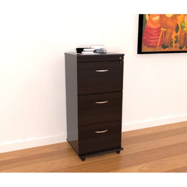 Shop Inval Three Drawer File Cabinet Overstock 7263527