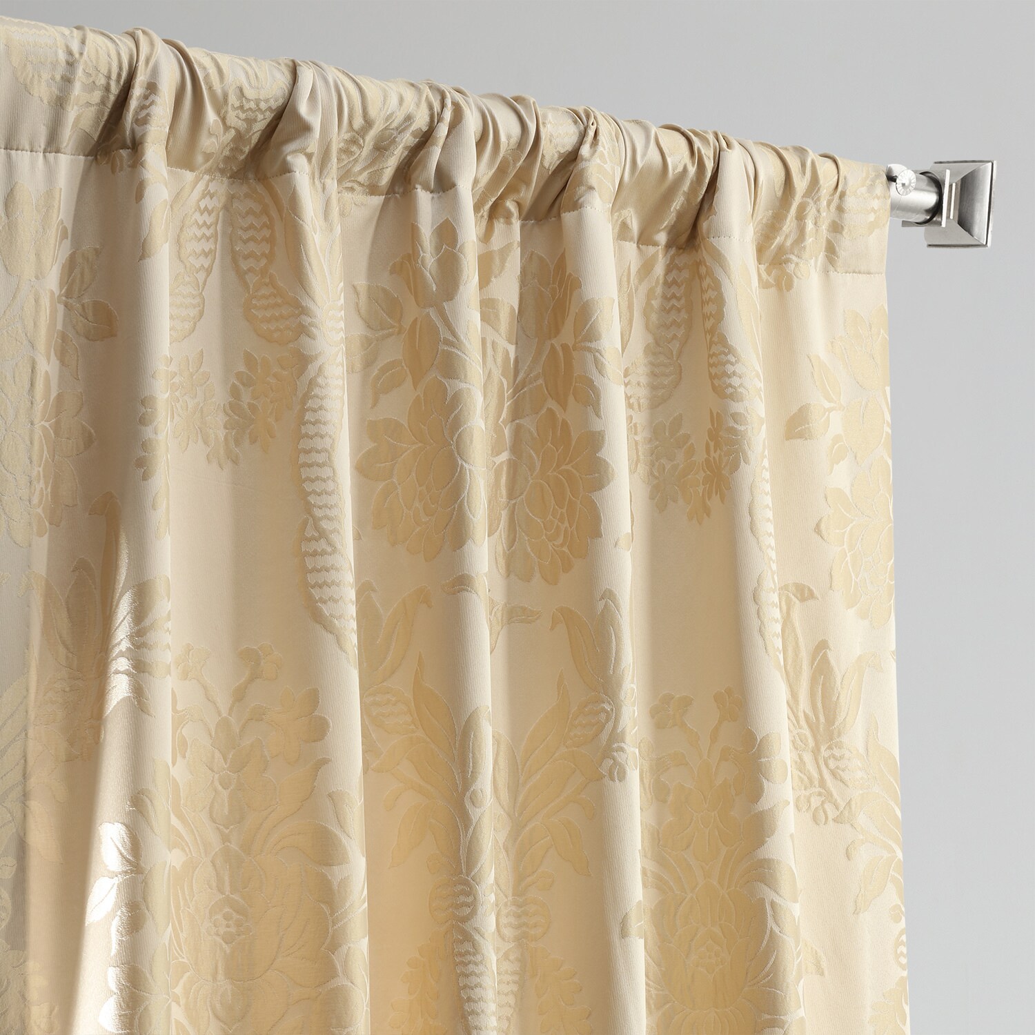 Mirabello Blanc White Faux Silk Jacquard 140cm wide Curtain//Upholstery Fabric