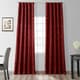 Exclusive Fabrics Astoria Red/Bronze Faux Silk Jacquard Curtain (1 ...