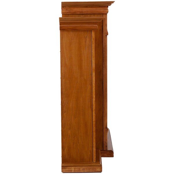 Harper Blvd Dublin 70inch Glazed Pine Electric Fireplace with