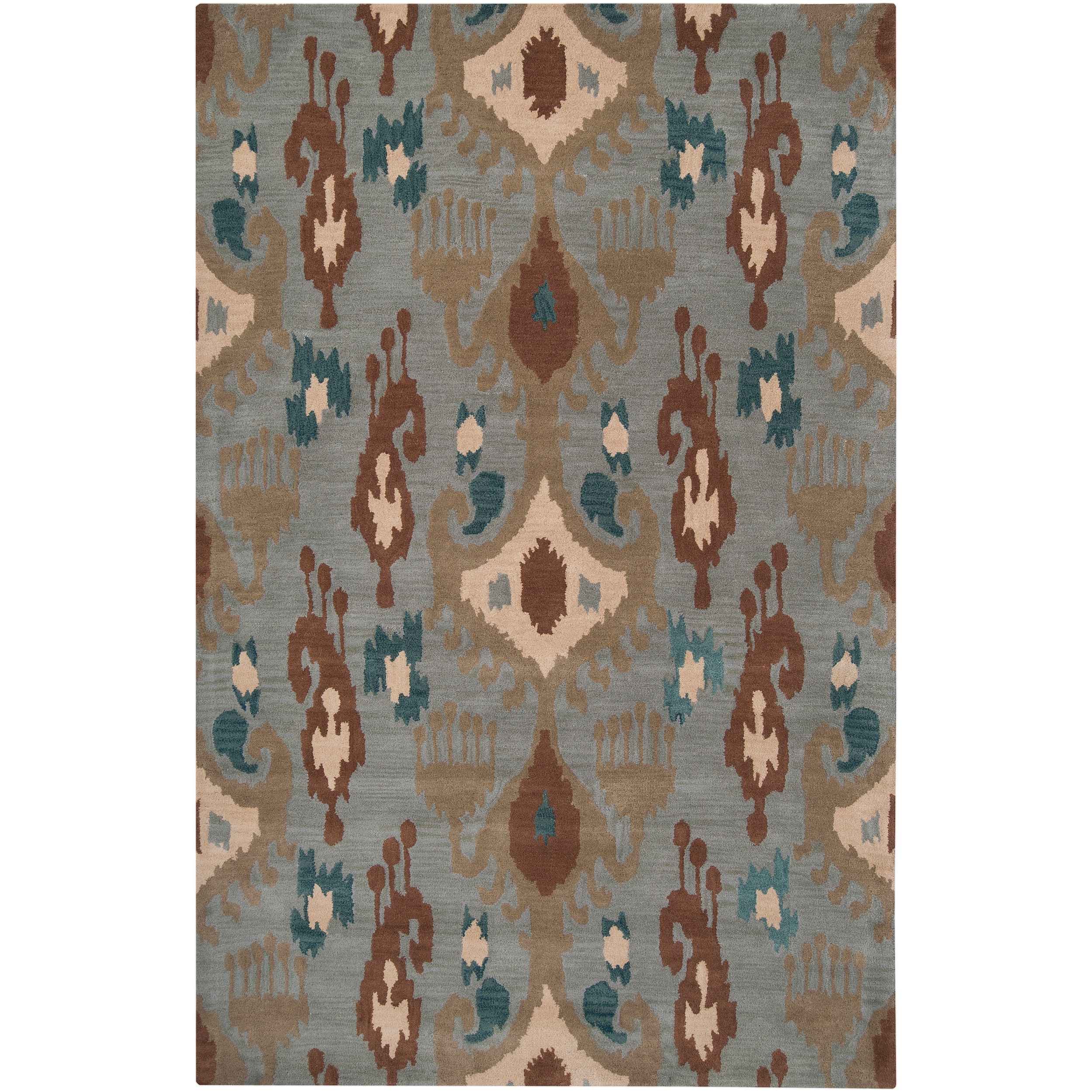 Hand tufted Goldthwaite Blue Wool Rug (2 X 3)