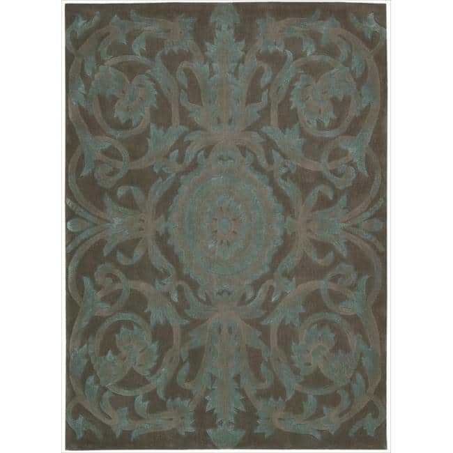 Nourison Moda Hand-tufted Area Rug - 3'6" x 5'6" - Brown - Runner/Rectangle