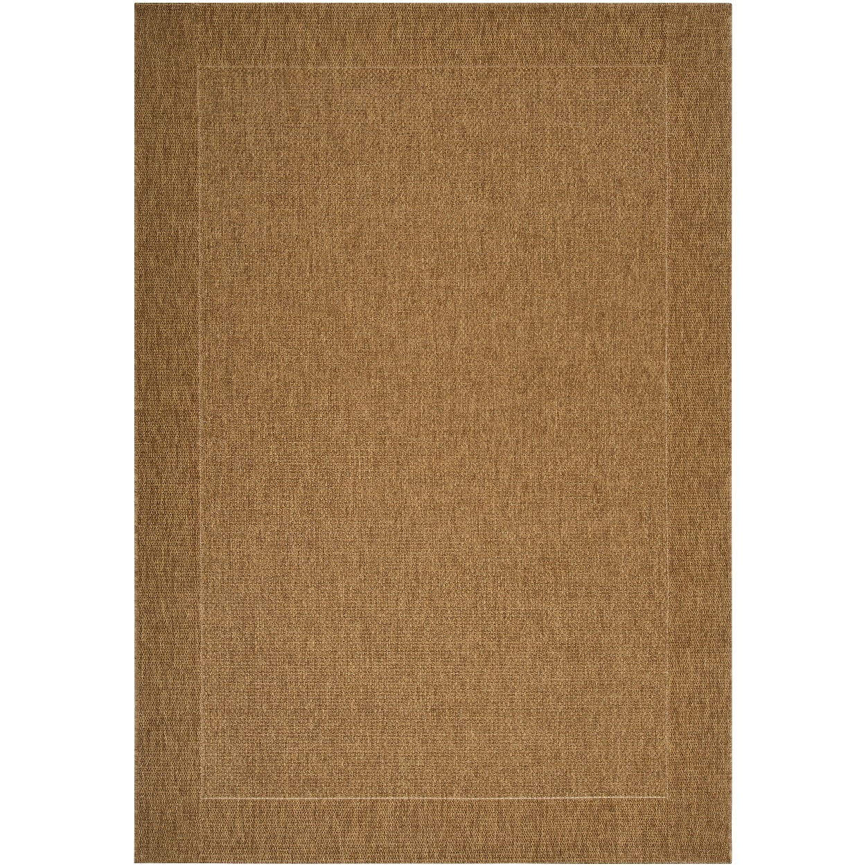 Munmurra Tan Indoor/outdoor Border Rug (22 X 34)