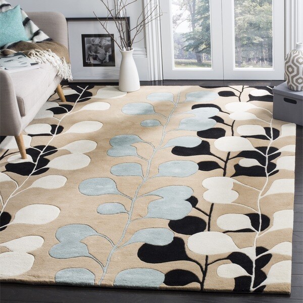 Safavieh Handmade Marrakesh Beige New Zealand Wool Rug - 8' x 10'