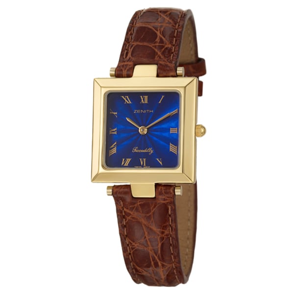 Shop Zenith Women's 'Piccadilly' Yellow Goldplated Stainless Steel ...