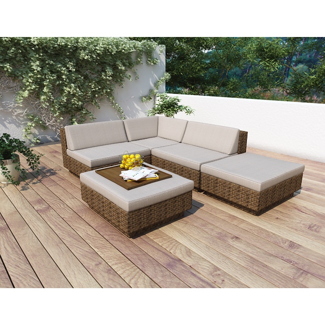 Sonax Park Terrace 5 piece Sectional Patio Set