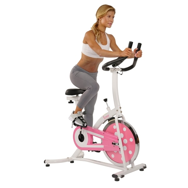 Sunny Health & Fitness P8100 Pink Indoor Cycling Bike
