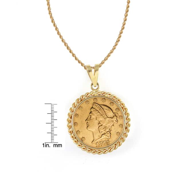 Shop American Coin Treasures 14k Gold 20 Liberty Gold Piece