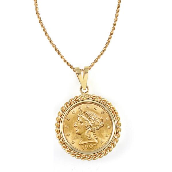 Shop American Coin Treasures 14k Gold 250 Liberty Gold