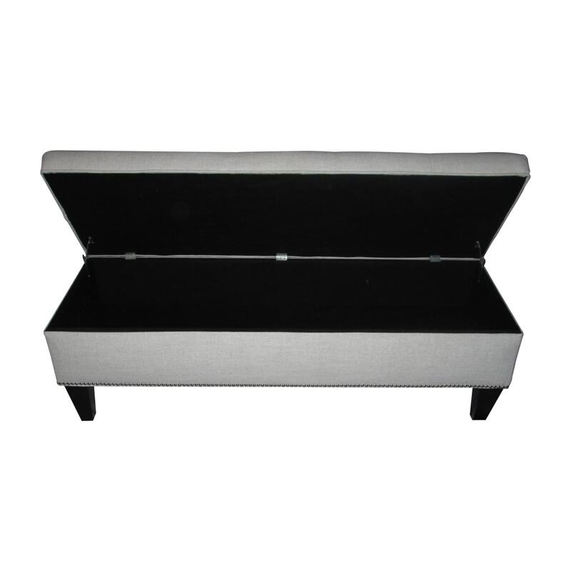 Brooke Loft Tufted Magnolia Storage Bench