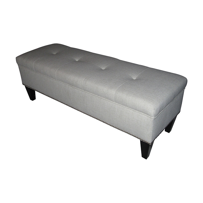 Brooke Loft Tufted Magnolia Storage Bench