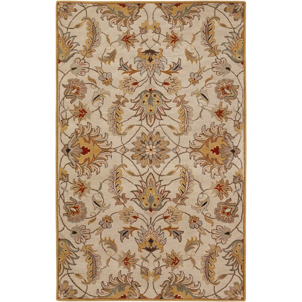 Hand-tufted Saratoga Ivory Wool Area Rug (2' x 3')