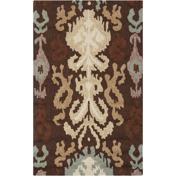 Shop Handhooked Southlake Brown Area Rug 2'6" x 4' On Sale Free Shipping On Orders Over