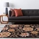 preview thumbnail 72 of 75, Lily Hand-tufted Transitional Floral Pattern Wool Area Rug 2' x 3' - Black/Red - Runner/Rectangle