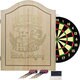 King's Head Light Wood Value Dartboard Set - Thumbnail 0