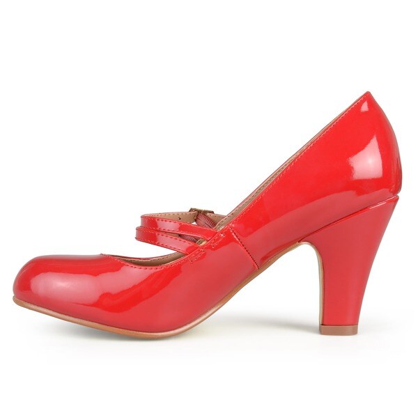 red mary janes womens