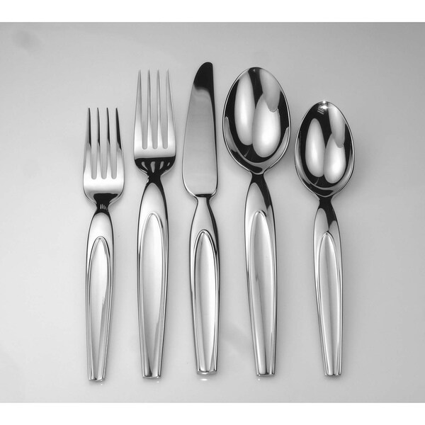 Laurel 40 piece Stainless Steel Flatware Set Splendid Flatware Sets