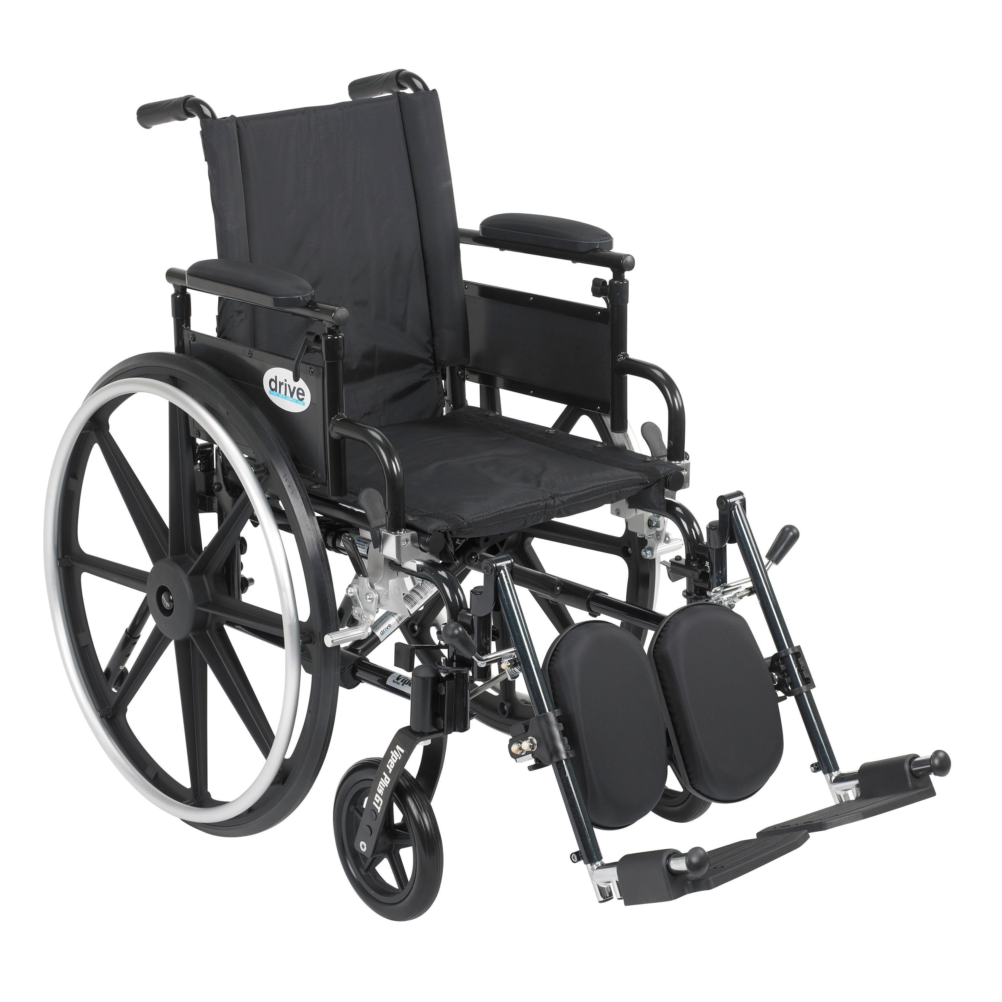 Viper Plus GT Wheelchair with Flip Back Adjustable Arms with Various