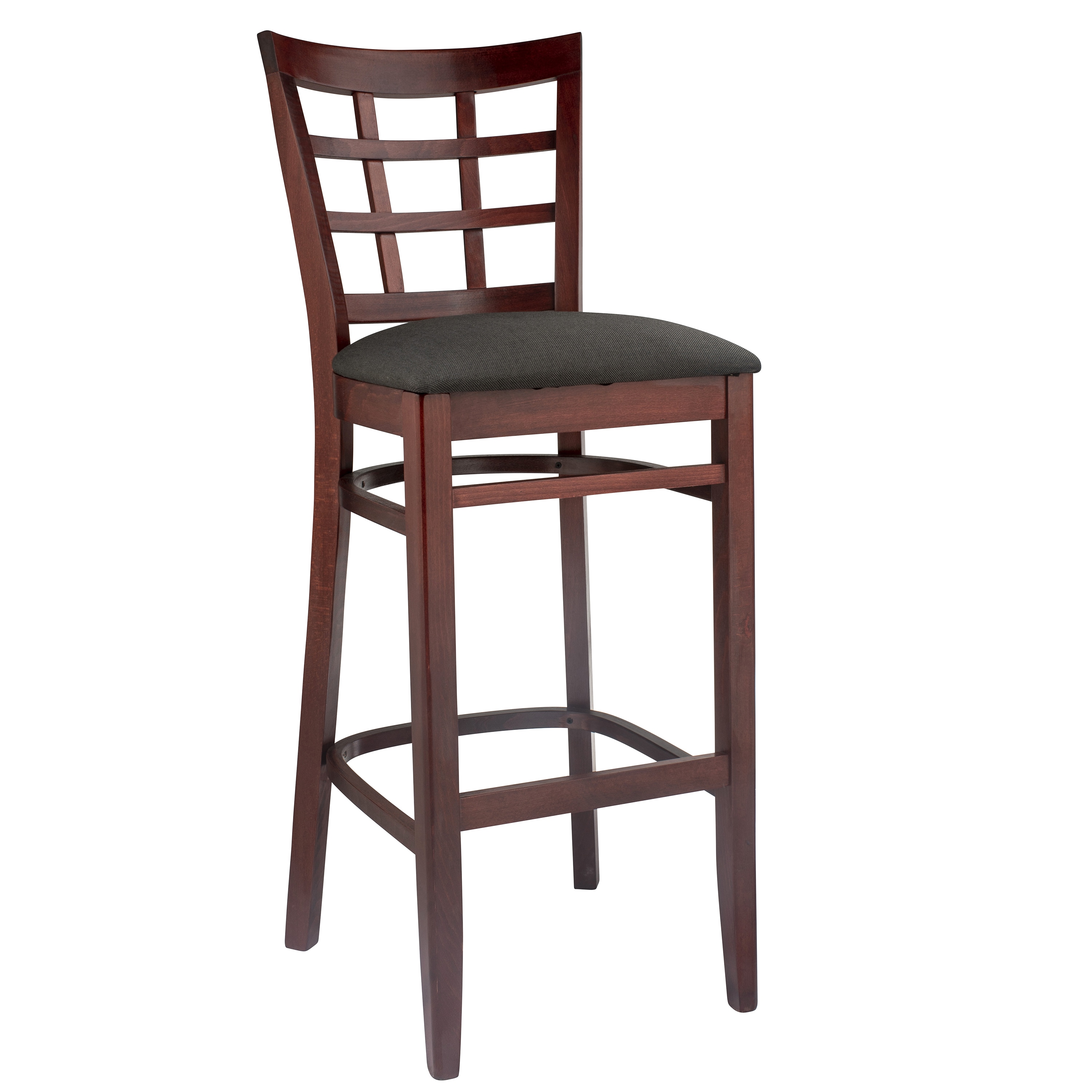 Lattice Beech Wood Barstool