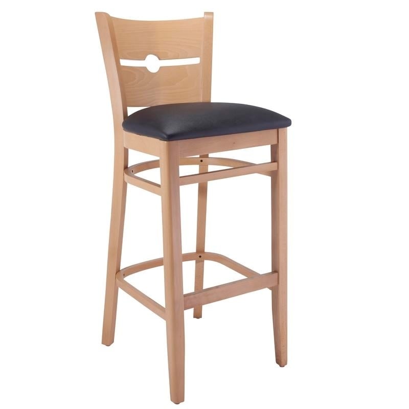 Coin Beech Wood Barstool