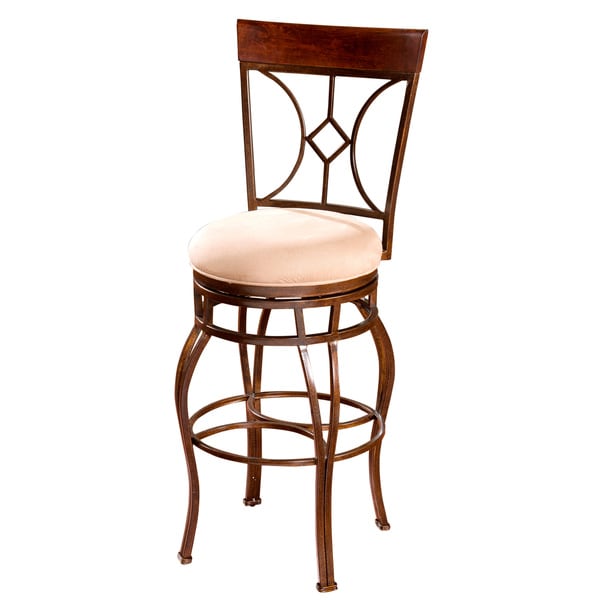 Savanna Cherry Tall 34-inch Swivel Barstool