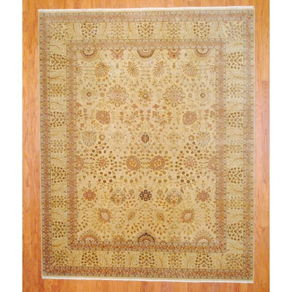 Shop Handmade Herat Oriental Indo Tabriz Wool Rug 8' x 10' (India
