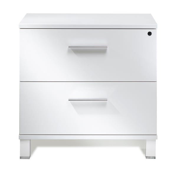 Shop Jesper Office White Lateral File Cabinet - Overstock ...