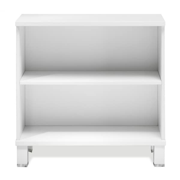 Jesper Office White 2 Shelf Bookcase Free Shipping Today Overstock