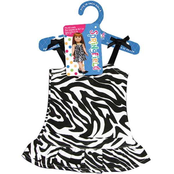 Springfield Collection Black/White Zebra Dress Springfield Collection Furniture & Accessories