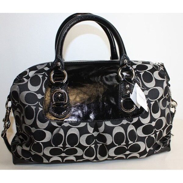 coach ashley signature satchel