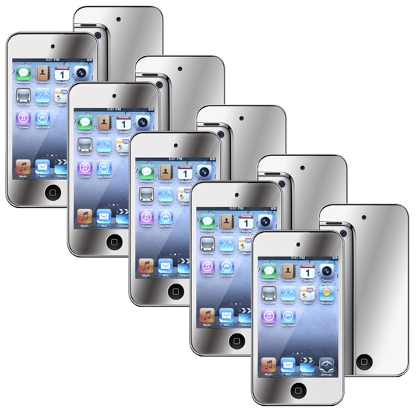 BasAcc Mirror Screen Protector for Apple iPod Touch Generation 4 (Pack of 5) BasAcc Cases