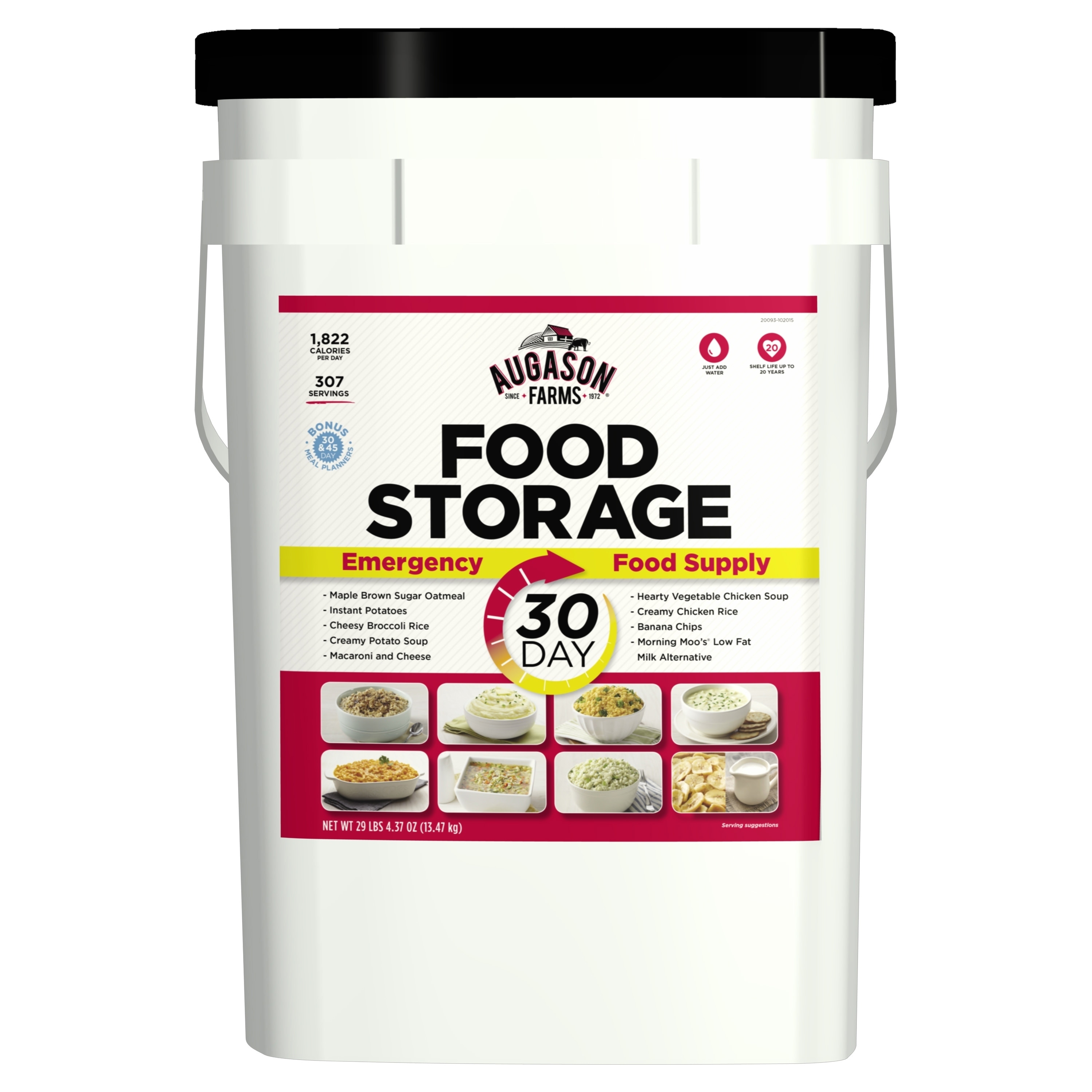 Shop Augason Farms 30Day Emergency Food Storage Supply 8.5 Gallon Pail