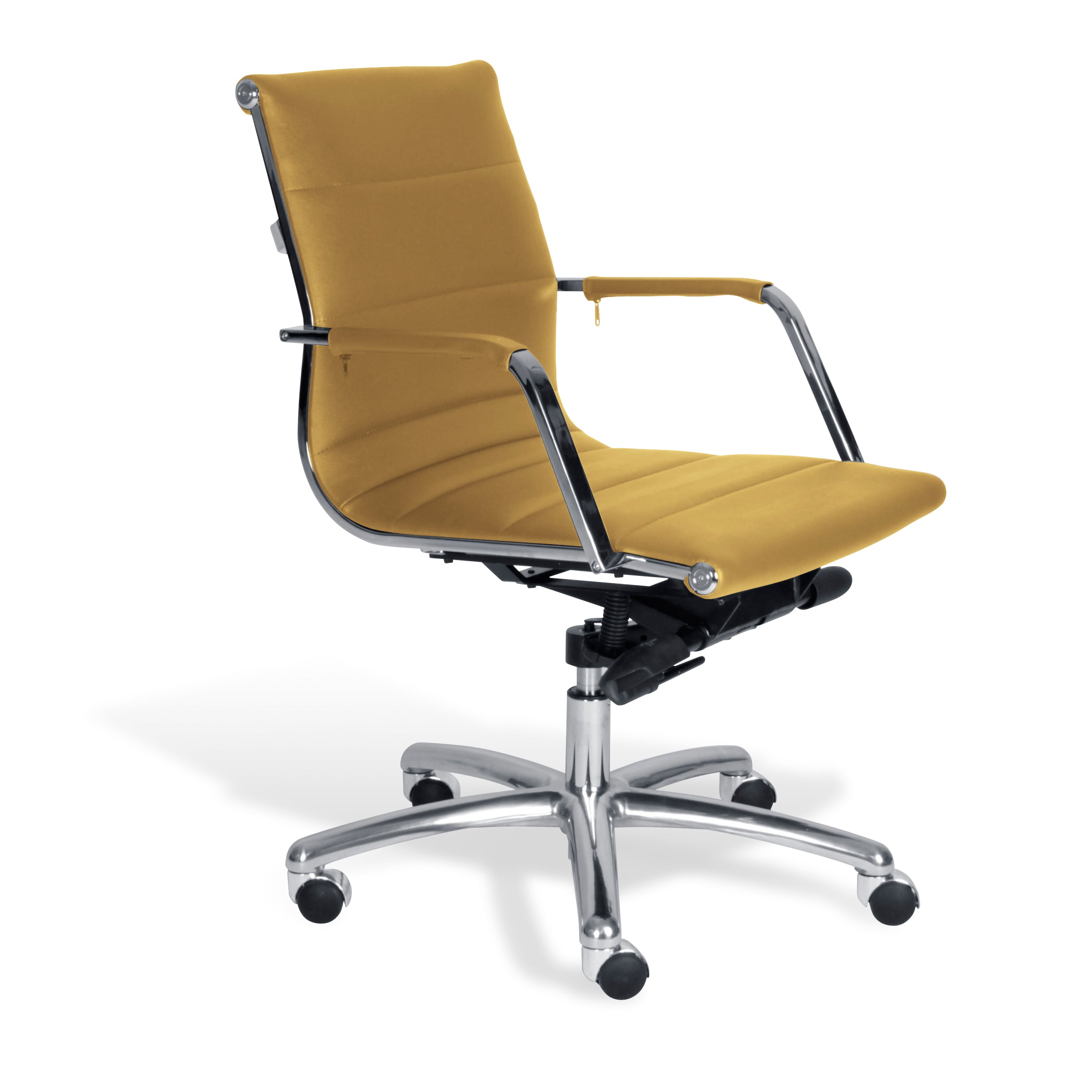 Jesper Office Mustard Low Back Commercial Grade Modern Office Chair