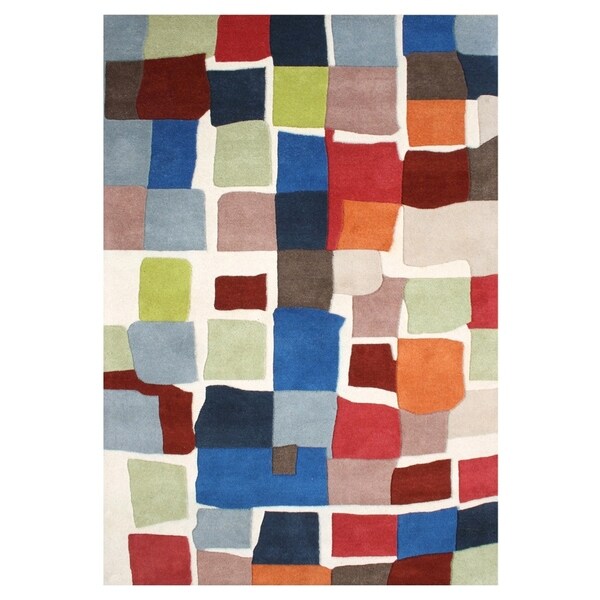Alliyah Handmade Lambs Wool New Zealand Blend Wool Rug (8 x 10) - 8 x 10