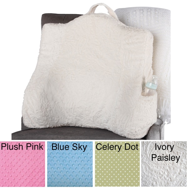 Mom's Essentials Back Buddy Removable Minky Cover Back Buddy Maternity Pillows