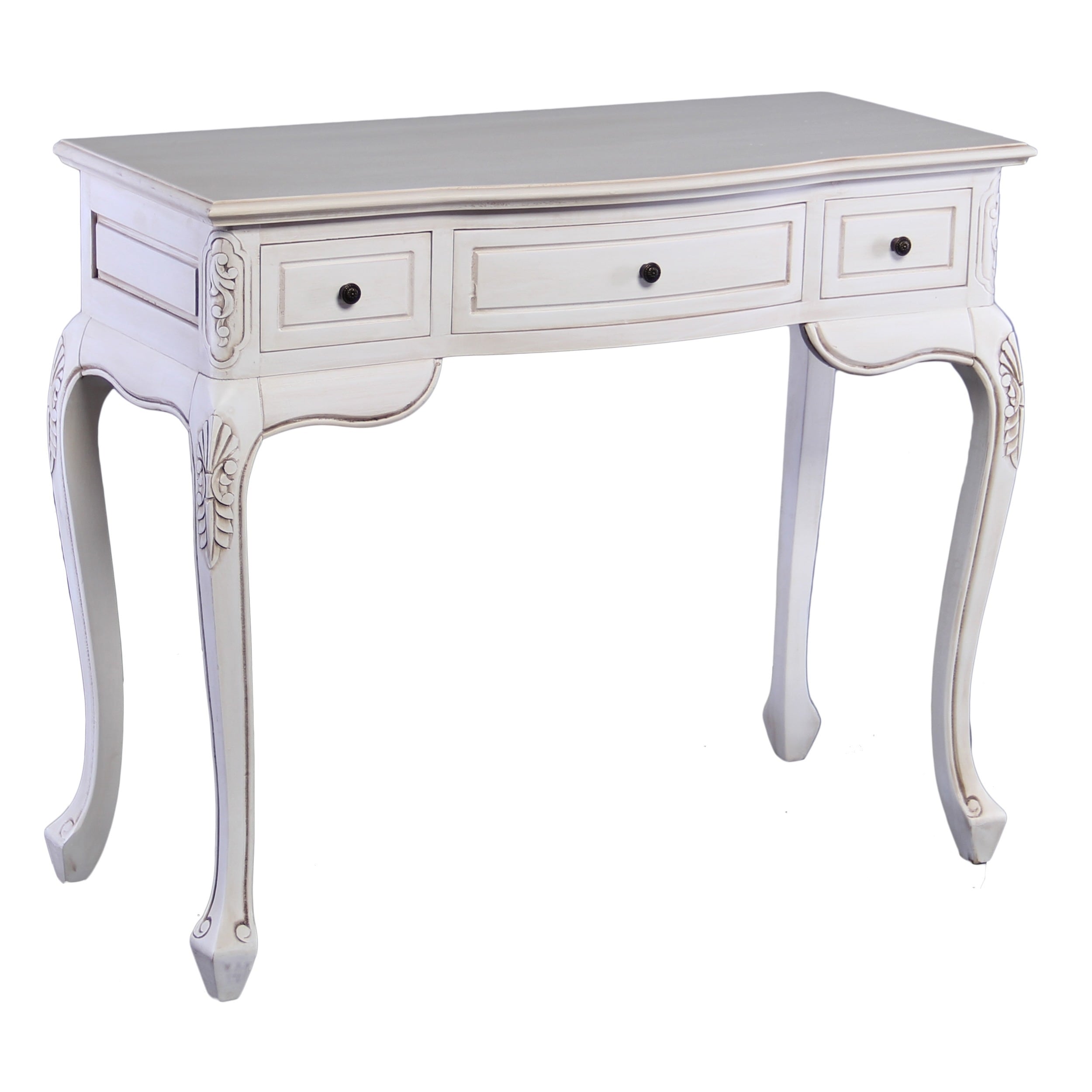 Windsor Carved Wood Writing Desk