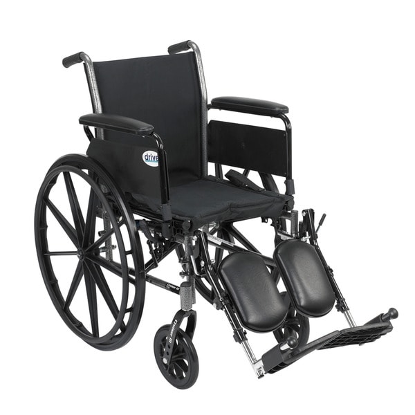 Cruiser III Light Weight Wheelchair with Flip Back Arm Styles and Front Rigging Options