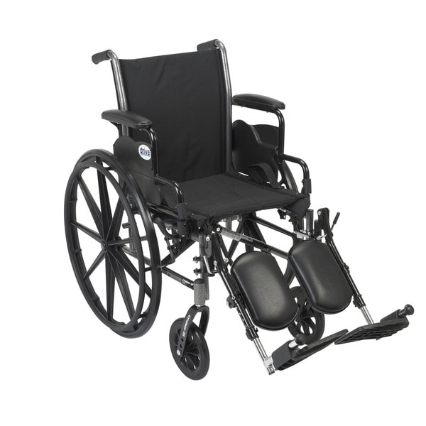 Cruiser III Lightweight Wheelchair with Flip Back Arms and Front Rigging Options