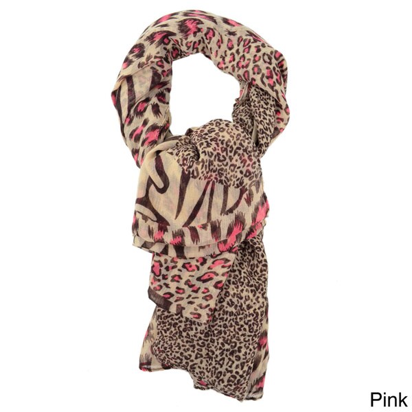 Shop LA 77 Animal Print Collage Scarf - Free Shipping On Orders Over ...
